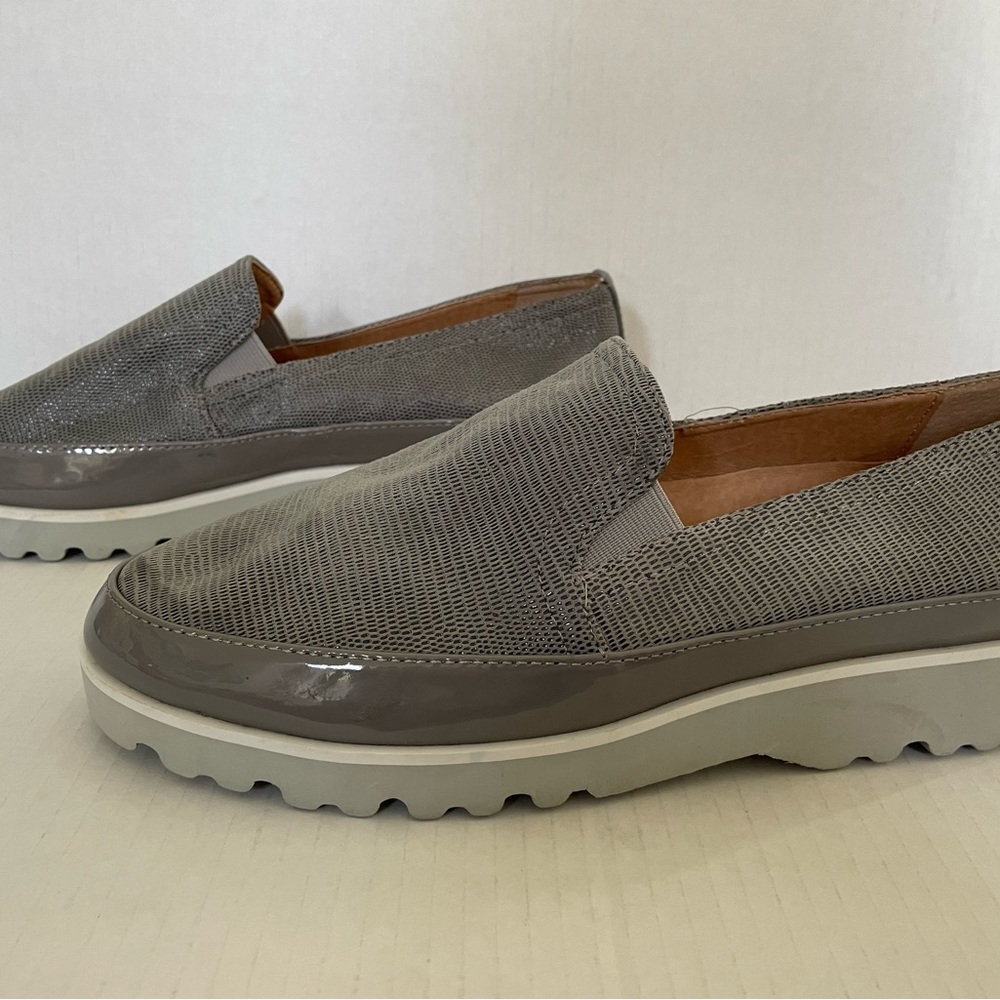Donald J. Pliner Conner Loafer Lizard Suede and Leather - Picture 2 of 7